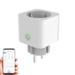Katalia Enchufe Inteligente Wifi 16A 3680W Temporizador y Medidor de Consumo Control Remoto por App y Voz Compatible con Amazon Alexa, Google Home, Tuya y Smart Life, Programable