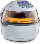 Klarstein VitAir Freidora sin aceite controlada por App inteligente / Potencia 1400W / 7,75L / 20 programas, Plata