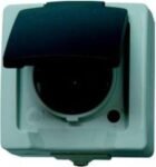 Kopp 107856005 – Caja de enchufes, Color: Gris