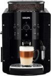 Krups Rome, Cafetera Superautomática, Depósito de agua 1,7 L, 3 niveles de temperatura, 3 niveles de intensidad, 15 bares, Molinillo cónico de metal, Panel de control fácil, Negro, EA810870
