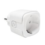 LED ATOMANT WiFi Enchufe Inteligente 16A, Medidor de Consumo, Programable con Temporizador y Horarios, Control Remoto por APP Smart Life y Voz, Compatible con Alexa y Google Home