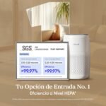 LEVOIT Purificador de Aire con Filtro HEPA para Alergias, Purificador de Aire con Aromaterapia, Purificador de Aire Silencioso 25dB, Bajo Consumo Energético de 7W, Core Mini