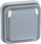 Legrand, Plexo 191512 Enchufe de pared, rango impermeable IP55 impermeable – gris