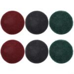 Limpiador eficaz para azulejos y pisos, paquete de 6 estropajos diseñados para adaptarse fácilmente a taladros eléctricos estándar