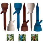 Macetas de riego automático, 6 piezas de riego por goteo para macetas, juego de riego automático, maceteros navideños, dispositivo de riego por goteo ajustable para flores, verduras y plantas