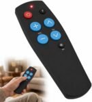 Mando a distancia universal para personas mayores, mando a distancia de repuesto para TV con botones grandes, fácil de usar y configurar TV por infrarrojos para personas mayores con demencia