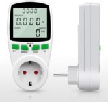 Medidor de electricidad para balcón, medidor de electricidad para enchufe, medidor de costo de energía, medidor de corriente para balcón, medidor de consumo de energía, con