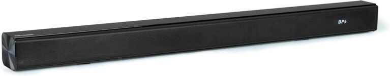 Metronic 477591 – Barra de Sonido Bluetooth v5.3 para PC o TV, 90W, Estéreo 2.0, Tomas de Audio TV, USB, AUX, Óptica, Montaje en Pared, Mando a Distancia