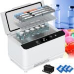 Mini refrigerador de insulina portátil USB – Bolsa de viaje de gran capacidad de doble capa para enfriar medicamentos