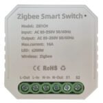 Módulo de conmutación de relé Zigbee 3.0, Mini 1 engranaje, 1/2 vías, interruptor de luz inteligente, funciona con Ewelink Tuya ZigBee Hub, SmartThings, Alexa, Google Home