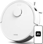 Mova E20 Robot Aspirador y Fregona, Navegación LDS, 5.000 Pa, 150min Aspirador y Fregona 2 en 1, Control App/Alexa/Google, Tecnología Smart Pathfinder™, Ideal para Pelos de Mascotas y Alfombras