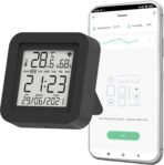 NIVIAN Control Remoto Universal WiFi IR con Sensor de Temperatura y Humedad – Control Inteligente por Aplicación Tuya, Compatible con Alexa y Google Home, Automatización del Hogar Inteligente