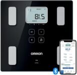 OMRON VIVA Báscula inteligente y monitor de composición corporal con medición de peso, grasa corporal, grasa visceral, músculo esquelético, metabolismo basal e IMC