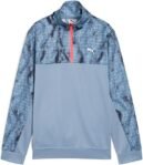 PUMA Tad ESS AOP Poly Half-Zip B Felpe dell’equipaggio Niños (Pack de 1)