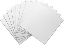 Paquete de 16 espejos autoadhesivos, azulejos de 6″ x 6″, láminas flexibles acrílicas de 0,2 mm, sin marco para decoración
