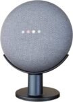 Pedestal Mount Genie para Nest Mini (2.ª generación) y Google Home Mini (1.ª generación) | Mejora el sonido y la apariencia | Soporte de montaje del limpiador para Mini (carbón)