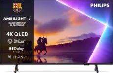 Philips Ambilight 55PUS8500 Smart TV LED 4K – Pantalla de 55″ con Plataforma Pixel Precise Ultra HD, Titan OS y Sonido Dolby Atmos, Compatible con Alexa y Google Voice Assistant