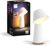 Philips Hue Twilight Lámpara de cabecera inteligente, óptima para dormir y despertar, luz blanca y de color, compatible con Bluetooth, control por voz con Alexa, Apple Home y Google Assistant