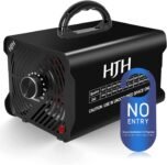 Purificador de aire 30000 mg/h, con temporizador de 120 minutos, purificador de aire de 300㎡ para coche, apartamento, olores de mascotas, habitación, humo y olores de cocina, negro