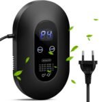 Purificador de aire Esterilizador de ozono desodorizante para el hogar, Mini esterilizador generador de ozono, Desodorizador ionizador de aire para mascotas, Auto, Baños Negro