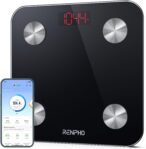RENPHO Báscula Grasa Corporal Bluetooth con 13 Funciones, Báscula de Baño Digital con App, Báscula Inteligente y Monitor de Composición Corporal con Metabolismo Basal y Medición del IMC, Elis 1