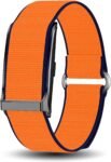 Rastreador de actividad física para hombres y mujeres, pulsera inteligente con rastreador de actividad y monitor de sueño, 127 modos deportivos, 10 m de agua, duración (naranja)