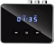 Receptor estéreo para el hogar, adaptador inalámbrico, multihabitación, 1 juego, receptor transmisor estéreo, recepción de cine en casa, conectividad Plug and Play, para PC, TV, garaje, sala de