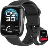 Reloj Inteligente 1.83″ Mujer Hombre con Alexa, Smartwatch Deportivo IP68 para Ducha, Notificaciones WhatsApp/Llamadas Monitor Sueño/Estrés/Corazón Reloj Barato para Android iOS