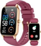 Reloj inteligente para mujeres y hombres que responden llamadas Reloj inteligente HD de 40 mm con monitor SpO2, frecuencia cardíaca y sueño, rastreador de actividad IP68 a prueba de agua con
