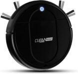 Robot Aspirador,Robot Aspirador fregador 3 en 1,autonomía de 150 Minutos,Ideal para pelos de Animales y Suelos Duros-Blanco –