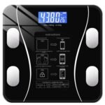 Ruhhy – Báscula de Baño Inteligente Bluetooth 180 kg, Electrónica con Pantalla LED 22525