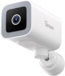 SONOFF CAM-B1P Cámara de Seguridad Exterior 2K HD, Visión Nocturna en Color, 180° Panorama, IA Detección Seguimiento, IP65 Resistente, Audio Bidireccional, Compatible Smart Home