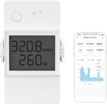 SONOFF POWR316D Interruptor Inteligente con Medidor WiFi 16A con Pantalla, Medición Digital LCD de Consumo de Energía y Protección contra Sobrecarga