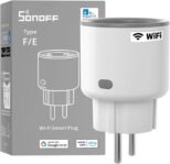 SONOFF S60TPF Enchufe Inteligente Wi-Fi (con Monitorización de Energía), Programación de Encendido/Apagado, Ahorro de Energía, Compatible con Alexa y Google Home