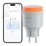 SONOFF S61s Outdoor (Schuko) Enchufe Exterior Inteligente IP44 Compatible con Matter Wi-Fi 2.4GHz 16A 3840W Monitoreo de Energía Funciona con Alexa, Google Home, Home Assistant