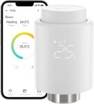 SONOFF Zigbee Cabezal Termostático Inteligente para Válvula Termostática de Radiador 1ud. Regulador de temperatura, pantalla LED, requiere concentrador Zigbee 3.0. Control de voz