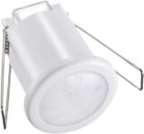 Sensor PIR de Techo, Cuerpo Blanco, Detección de Movimiento, Ideal para Automatización de Iluminación y Control de Seguridad Interior.