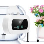 Sistema de riego automático de plantas Riego por goteo Riego por goteo para plantas de interior Riego con tubo de 10 m, antisifón, 10 goteros para invernaderos de interior y