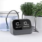 Sistema de riego automático de plantas, kit de riego por goteo automático con temporizador programable y pantalla LED, sistema de alimentación interior