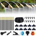 Sistema de riego de jardín,Kit de riego por goteo de 10M,Sistema de riego automático de jardín,Sistema de riego por goteo,Manguera de riego automática de 360°,para plantas en macetas