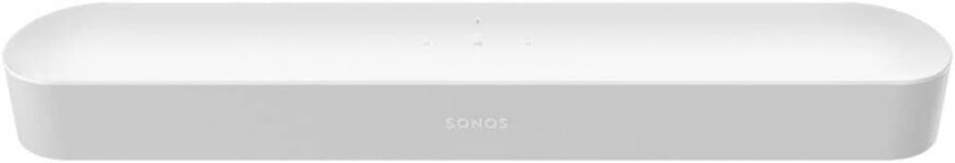 Sonos Beam Soundbar con Alexa incorporado – Barra de sonido inteligente para TV y música, altavoz compatible con AirPlay, blanco