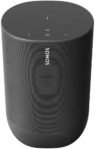 Sonos Move Smart Speaker (Altavoz Resistente al Agua con WiFi y Bluetooth, Compatible con Alexa, Google Assistant y AirPlay 2) – Negro – Incluye Adaptador UE/EE.UU. (Renovado)