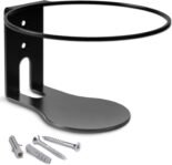 Soporte de pared para Homepod | para Apple Homepod y Homepod 2 | Óptima estancia y ahorro de espacio | Variante recta | Fabricado en Alemania negro.