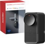 SwitchBot WiFi Pro Smart Lock con batería recargable, Matter Over WiFi, cerradura electrónica, instalación rápida en cerraduras existentes, compatible con Apple Home, Alexa, Google Home