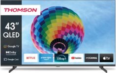 THOMSON 43QG4S14 – TV QLED 43 (109 cm) – 4K 3840×2160 – HDR 10 – Google TV – 2xHDMI 2.1 + 2xHDMI 2.0