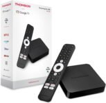 THOMSON Google TV Streaming Box 240, 4K UHD, Google Assistant, Google Cast, Wi-Fi, Bluetooth 5.0, HDMI 2.1, Dolby Atmos, Dolby Digital+, HDR10, 2GB RAM, 8GB Memoria