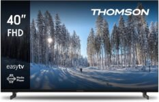 THOMSON TV 40 Pulgada (101 cm) FHD Easy TV, TV LED (No Smart), Triple Sintonizador (DVB-T/T2/C/S/S2), Dolby Audio, Modo Hotel, Reproductor Multimedia, Control Retroiluminado, 3X HDMI, 40FD2S13