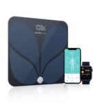 TVÖ, báscula inteligente de grasa corporal, IMC, masa muscular y ósea, porcentaje de agua, modo bebé, etc., báscula digital para personas, aplicación Bluetooth para iOS y Android