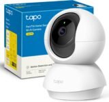 Tapo 2K(3MP) 360°C21A Cámara de Vigilancia WiFi Interior, Visión Nocturna, Notificaciones en Tiempo Real, Detección de Personas, Seguimiento de Movimiento, Control Remoto, Compatible con Alexa