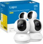 Tapo C200P2 – Cámara IP WiFi 360° FHD 1080p Cámara de Vigilancia, Visión Nocturna, Notificaciones en Tiempo Real, Soporte Tarjeta SD, Detección de Movimiento, Control Remoto, Compatible con Alexa